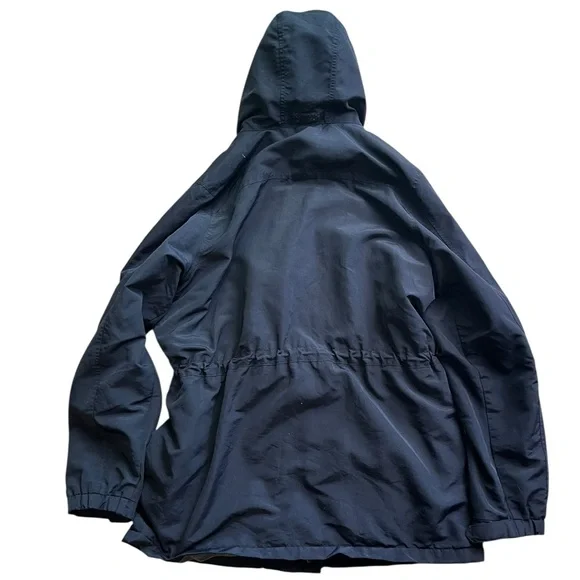 Lands' End men’s size large Black Jacket with Gray Lining - Picture 8 of 8